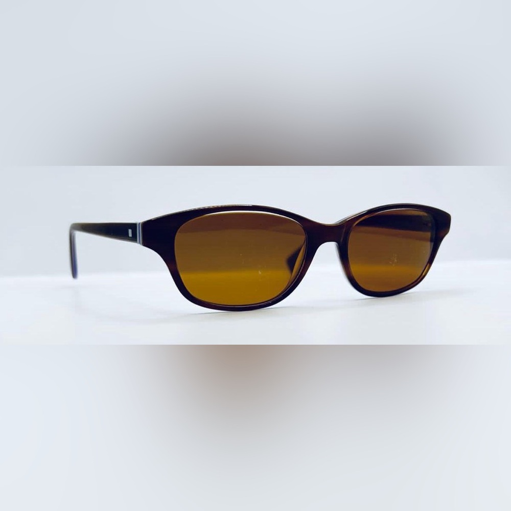 Modo Brown Oval Sunglasses Frame Only